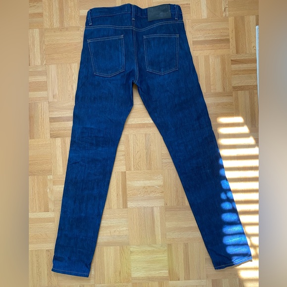 Naked & Famous Super Guy size 32 jeans Kasuri wash - Picture 2 of 4